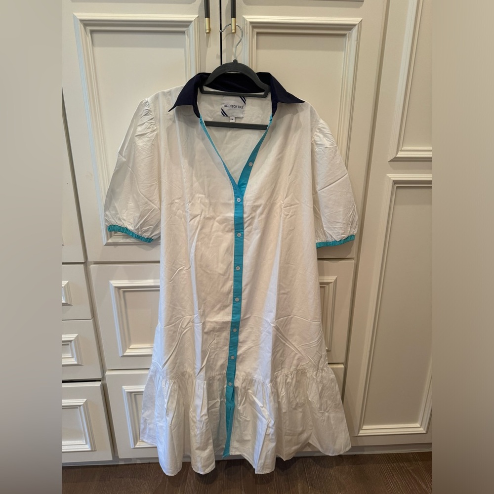 Addison Bay Medium White Long Dress. 🤍🥥